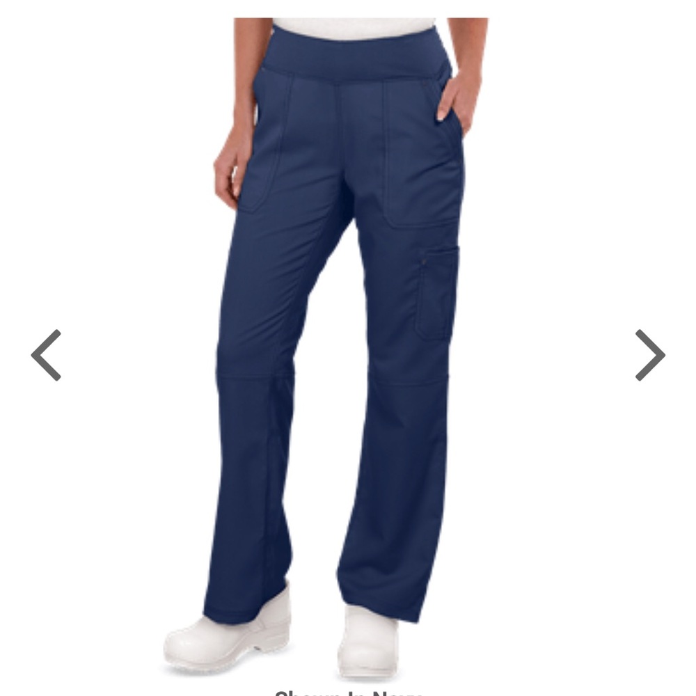 Purple Label Navy Yoga Scrub Pants - 2x